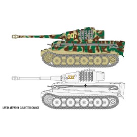 Airfix A02342 Tiger 1 Military Vehicle, 23 x 4.5 x 12.5 cm