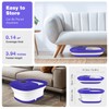 KNQZE Collapsible Foot Spa with Heat, Remote Control, Temperature Control,