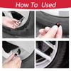 Fogfar Pack-4 Car Wheel Tire Valve Stem Caps, Skull Tire