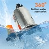 BACOENG DC 24V Solar Water Pump, Submersible Well Pump 23FT,