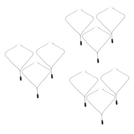 Baluue 3sets Clip Holder Rope Amplifier Lanyard Abs/nylon Prevent Loss 3pcs*3