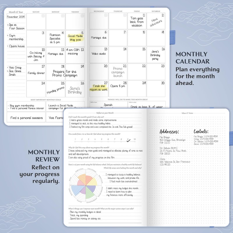 Legend Planner PRO – Undated Weekly & Monthly Life Planner