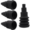 Mochalight 4 Pcs Universal Firewall-Boots Automobile Rubber Grommets,3/8 to 1