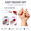 SEMINCA Semi Cured Gel Nail Strips-Valentine's Pink Semi-Cured Gel Nail