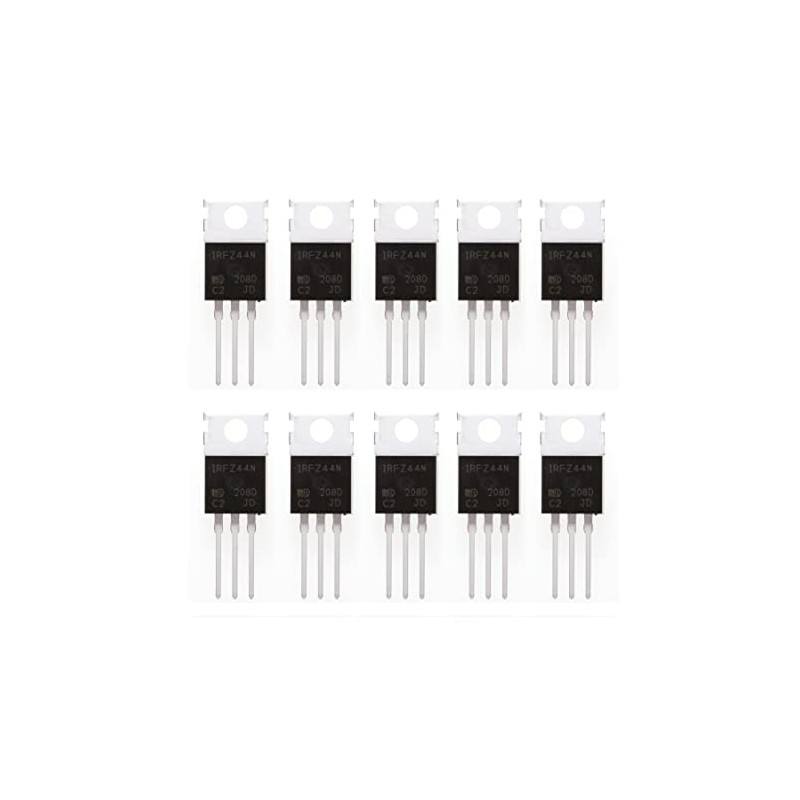 HUABAN 10pcs IRFZ44N Vdss=55V Rds(on)=0.0175 Ohm Id=49A TO220 Power N