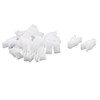 sourcingmap 20Pcs Auto Trim Instrument Panel Dashboard Plastic Fastener White