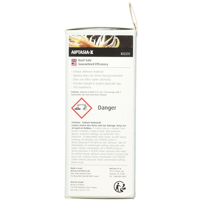 Red Sea Aiptasia-X 60ml - Aiptasia Treatment for Marine Aquariums