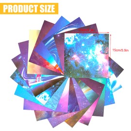 150 Sheets Origami Paper 15 x 15 cm Folding Paper Square Paper Colourful 36 Colours Double-Sided Colourful Paper Craft Paper Set, Starry Night Origami for Children for DIY Arts and Crafts Projects