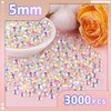 3000Pcs 5mm Resin Jelly Rhinestones with 3Pcs 10ml B7000 Jewelry