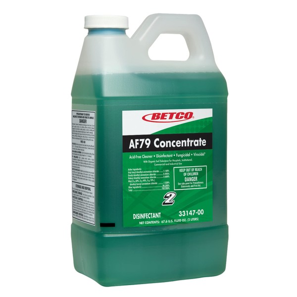Betco® AF79 Fastdraw Acid-Free Disinfectant Restroom Cleaner Concentrate Disinfectant, 67.6 Oz Bottle, Case Of 4
