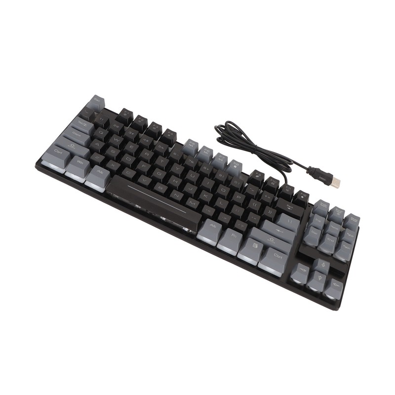 Mechanical Gaming Keyboard Multifunction 87 Keys Colorful Backlight USB Wired