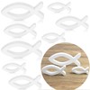 DAHI Pack of 18 Wooden Fish Decorative Christening Decoration Large