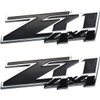 2Pcs Z71 4x4 Emblems 3D Badge Decal Nameplate Compatible with