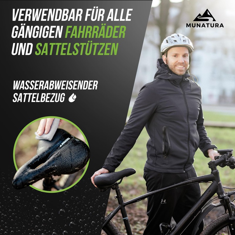 MUNATURA Ergonomic Bicycle Saddle for Men and Women - First-Class