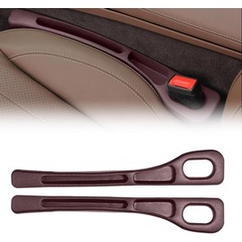 2025 Upgraded Car Seat Gap Filler Organizer – Universal Black Storage Box for Seats & Consoles, Durable Under-Seat Storage Solution for SUVs, Sedans & Family Cars (Buy 4 & Save!) (Brown,2)