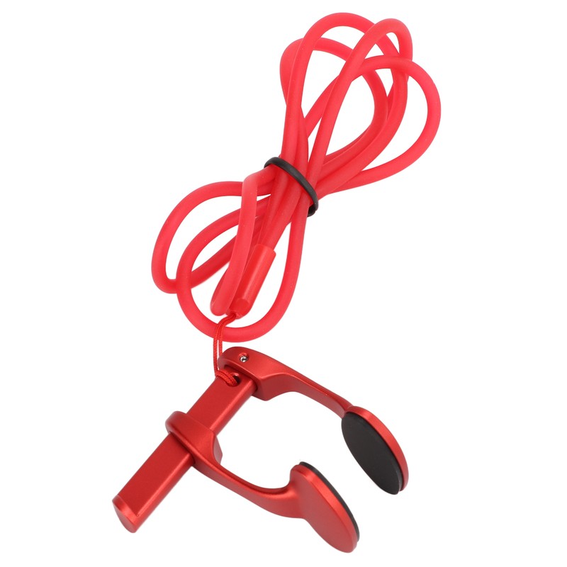 Nose Clip Aluminum Alloy Anti Skid with Silicone Pad for