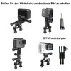 ShipeeKin 3-Way Adjustable Extension Arm Swivel Straight Joints Bracket Long