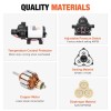 YOUNGTREE Water Diaphragm Pump 12 Volt DC 3.5 GPM 45PSI,