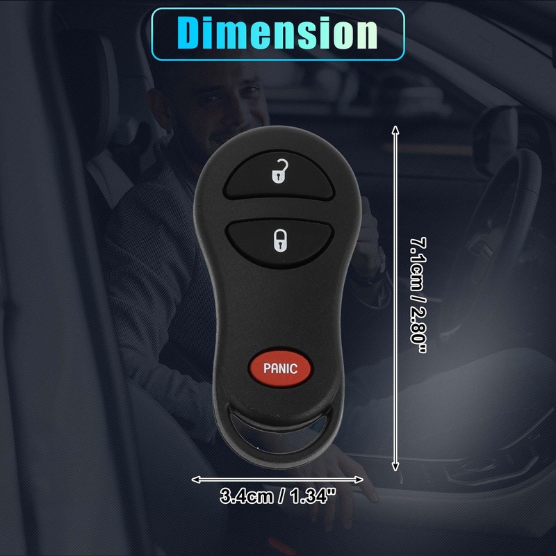 X AUTOHAUX 2 Set 315MHz GQ43VT17T Keyless Entry Remote Ignition