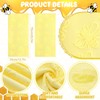 SmoothNovelty 2 Pcs Bee Hand Towels for Bathroom 100% Cotton