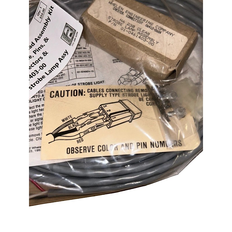 Whelen HA-238 Strobe Light Head Assembly Kit New