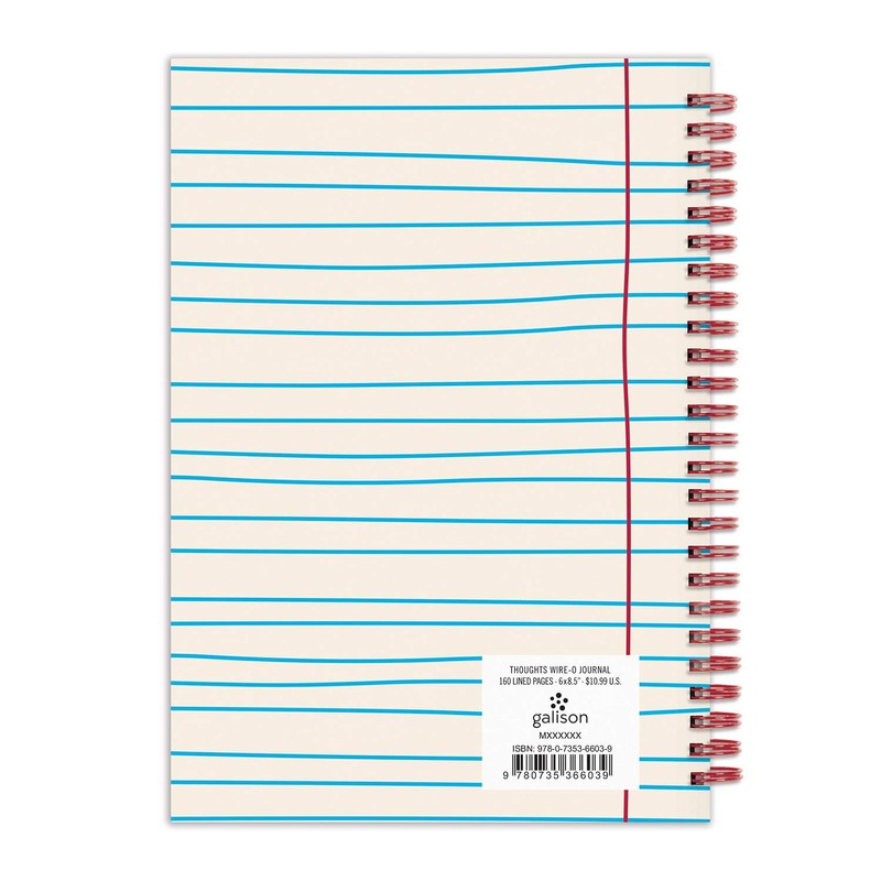 Thoughts 6 x 8 Wire-O Journal