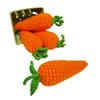 Cat Toy, Catnip Toy, Carrot Cat Toy, Crocheted, Interactive Toys