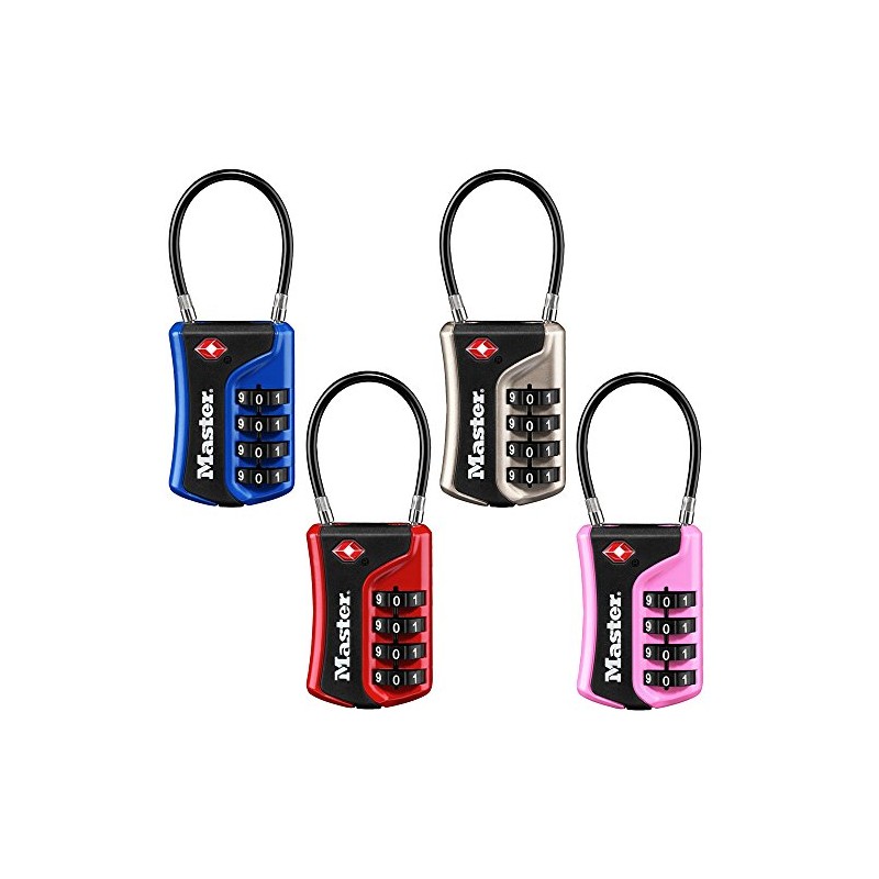 Master Lock 4697D Set Your Own Combination TSA Approved Luggage