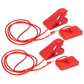 Running Machine Safety Switch, Rectangle Treadmill Safety Key Rectangle Treadmill Safety Key Treadmill Safety Key Replacement 2Pcs Universal Running Treadmill Machine Safety Key Magnetic Sec