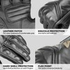 Shaz Premium Cowhide Leather Motorcycle Gloves for Men and Women-