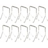 Pack of 10 stainless steel roulade clips, reusable, roulade clips