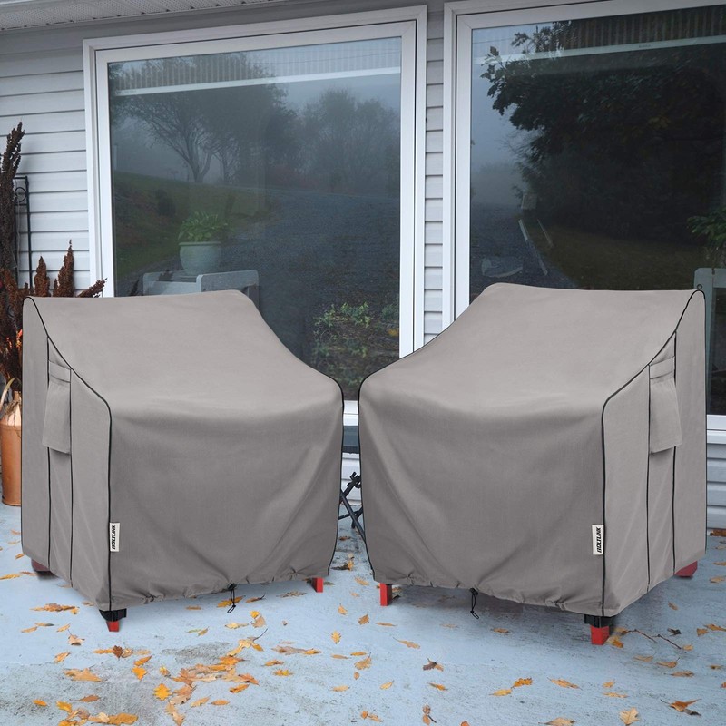 BOLTLINK Patio Chair Covers Waterproof, Heavy Duty Outdoor Furniture Covers