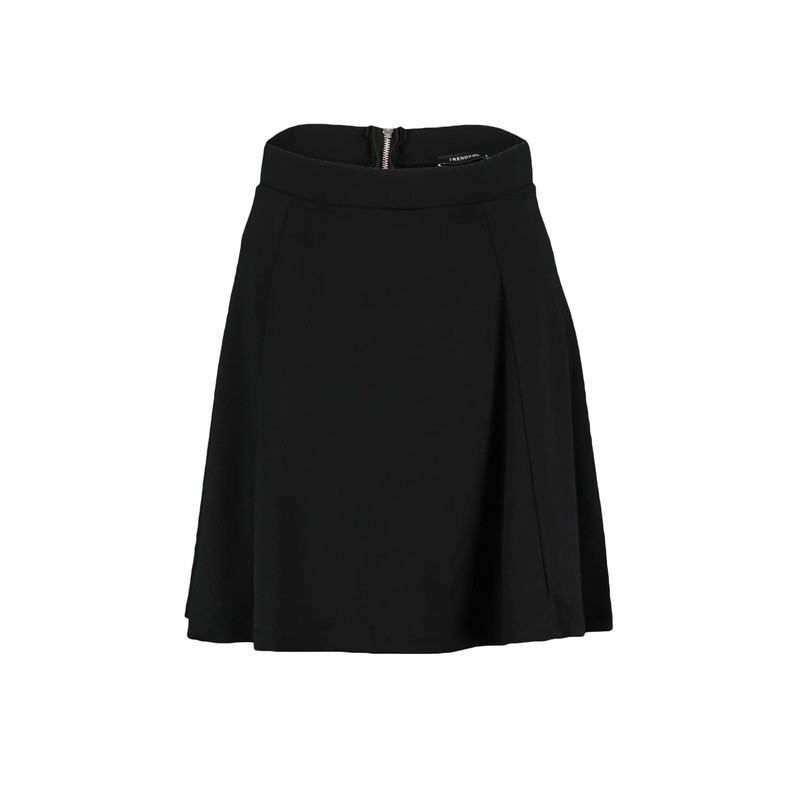 TRENDYOL Women's Basic Knitted Skirt, black
