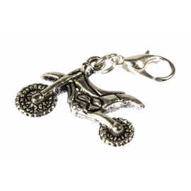 Miniblings Pendant Charm Bracelet Motorcycle Motorbike Motocross Enduro