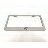 License Plate Frame 1pc 3D "S" Emblem Badge Stainless Steel