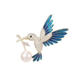 UNVAK - Broche de animales para mujeres y niñas, chapado en oro de 18 quilates, broche de imitación de animales, broche de solapa, joyería para el día de Acción de Gracias, cumpleaños, regalos de boda