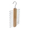 20 Bar Wooden Tie Hanger, Coat Scarfs & Belt Rack