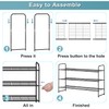 AOODA Long 3 Tier Metal Shoe Rack for Closet Wide