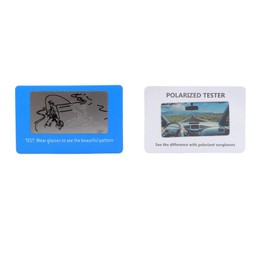 Polarized Sunglasses Tester 2pcs Glasses Test Card Check Paper Accessories 2.36x1.57inch