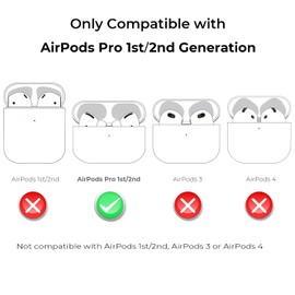 YONOCOSTA for AirPods Pro Case, Cute Black Lucky Cat AirPods Pro 2 Case Animal Funny 3D Cartoon Heavy Duty Protection PVC Charging Case Cover with Keychain for Kids Girls Women