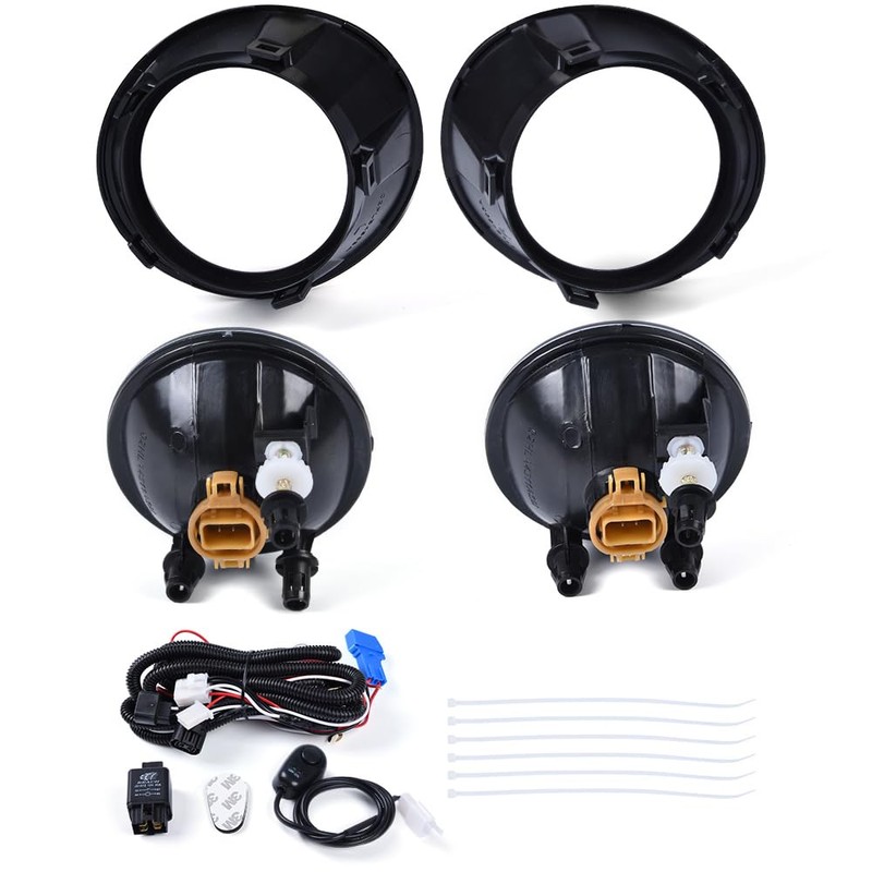 ALLGOOD Fog Lights w/Bulbs, Compatible with Chevy Camaro 2010-2013, Front
