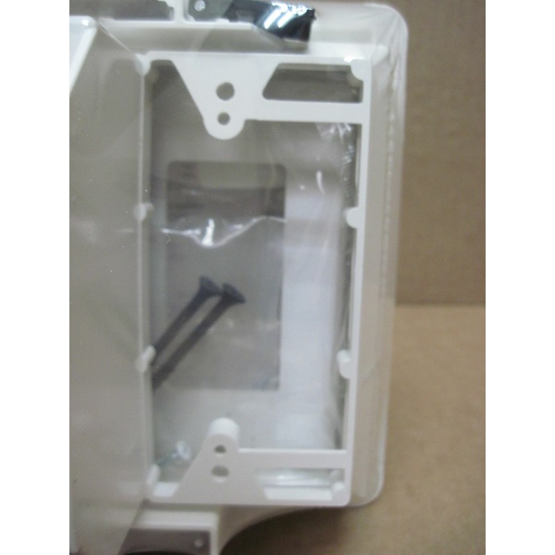 Arlington TVBU505 Two-Gang Paintable Recessed Electrical Box