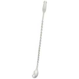 Spiral Bar Spoon Small Right Handed Stainless Steel Cocktail Long Spoon Stirring Spoon Bartender Professional Use