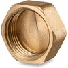 Brass Pipe Cap Lid 3/4" Female Brass Pipe Cap NPT