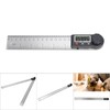 Digital Angle Ruler 200mm 360 Degree Lockable LCD Clear Display