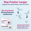 Dry Direct Shaped Super Incontinence Booster Pads, Adds 4 Cups