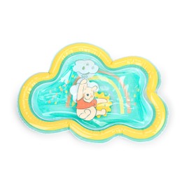 Bright Starts Winnie the Pooh Once Upon a Tummy Time Water Mat, Blue, Unisex, Newborn +