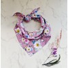 Hundehalstuch, Blumenfeen, Größe M/L, Flieder