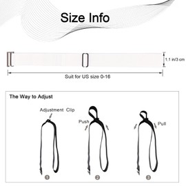 HSHKJ Womens Mens Elastic Stretch Waist Belt With Flat Buckle,No Show Women Men Belt,Adjustable Elastic Belts