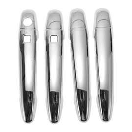 Motoforti Smart Car Door Handle Cover Trim, Side Door Handle Cover, for Toyota Highlander 2008-2013, ABS Silver Tone 1 Set